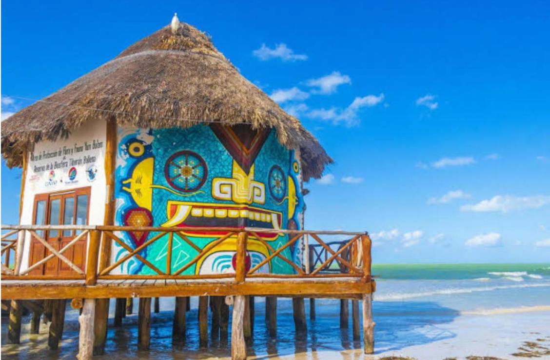 El Corazon Mexican0 Isla Holbox Dış mekan fotoğraf